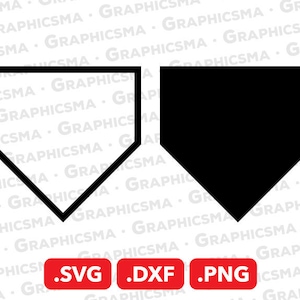 Baseball Home Plate SVG File, Baseball Home Plate DXF, Baseball Home Plate Png, Baseball Svg, Baseball Home Plate SVG Files Instant Download