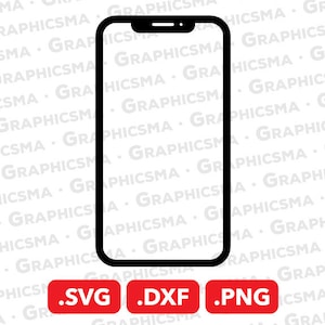 Cellphone SVG File, Cellphone DXF, Cellphone Png, Phone Svg, Phone Screen Svg, Logo Phone Icon Svg, Cellphone SVG Files, Instant Download