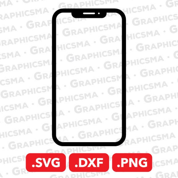Cellphone SVG File, Cellphone DXF, Cellphone Png, Phone Svg, Phone Screen Svg, Logo Phone Icon Svg, Cellphone SVG Files, Instant Download