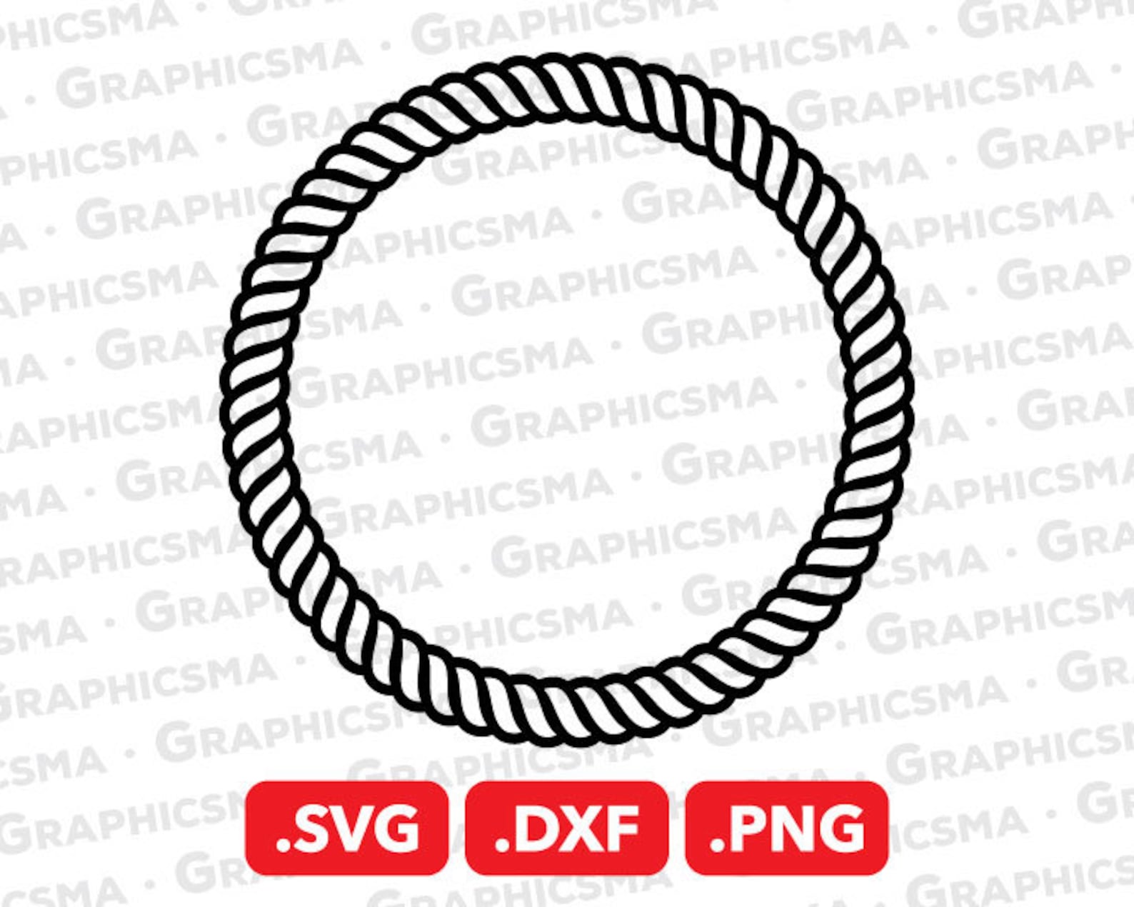 Rope Monogram SVG File Rope Monogram DXF Rope Monogram Png - Etsy