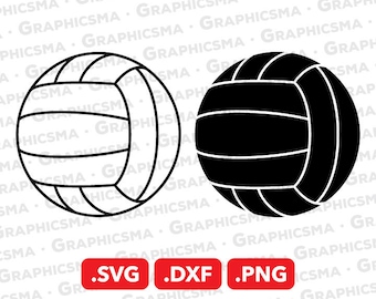Volleyball SVG File, Volleyball DXF, Volleyball Png, Volley Ball Svg Cut, Volleyball, Volleyball Svg, Volleyball SVG Files, Instant Download