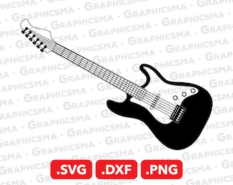 ギター イラスト クリアファイル エレキギター SVG ファイル