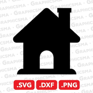 Haus SVG Datei, Haus DXF, Haus Png, Haus Svg, Haus Karte Svg, Kleines Niedliches Landhaus, Love House Svg, Haus SVG, Sofort Download