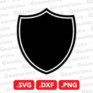 Shield SVG File, Shield DXF, Shield Png, Custom Empty Shield Svg Cut, Shield Svg Files, Custom Shield Svg, Shield SVG Files Instant Download