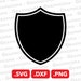 Shield SVG File, Shield DXF, Shield Png, Custom Empty Shield Svg Cut ...