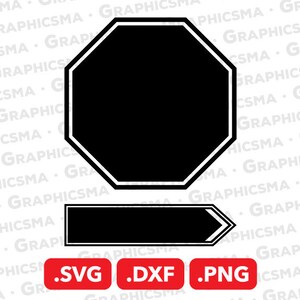 Road Sign SVG File, Road Sign DXF, Road Sign Png, Road Signs Svg, Stop Caution Road Name Arrow Sign, Road Sign SVG Files, Instant Download