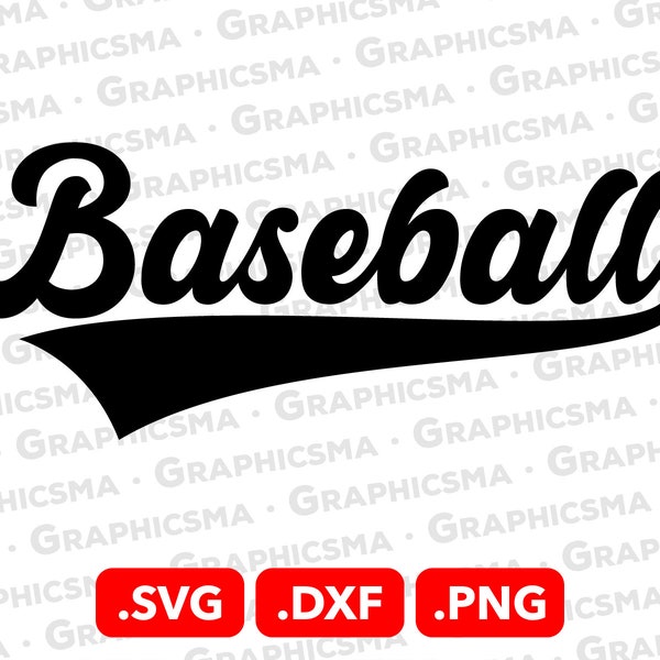 Baseball Style Name SVG File, Baseball SVG File, Dxf Cricut Baseball Ribbon Custom Names, Baseball Svg, Baseball SVG Files, Instant Download