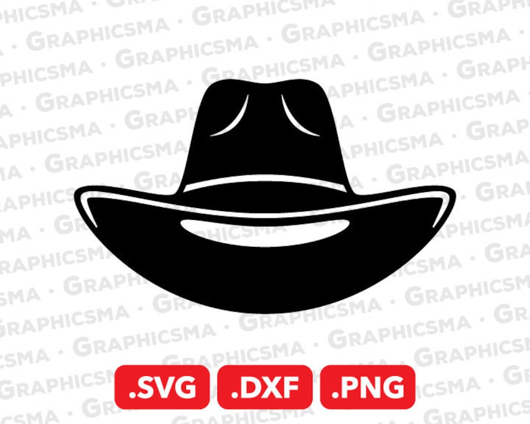 Cowboy Hat SVG File, Cowboy Hat DXF, Cowboy Hat Png, Cowboy Hat, Cowboy