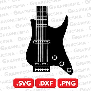 Electric Guitar SVG File, Electric Guitar DXF, Electric Guitar Png, Guitar Svg, Music Guitar Svg, Electric Guitar SVG Files Instant Download