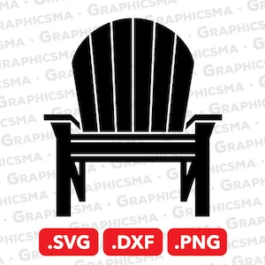 Beach Chair SVG File, Beach Chair DXF, Beach Chair Png, Wood Beach Chair Svg, Wooden Beach Chair Svg, Beach Chair SVG Files Instant Download