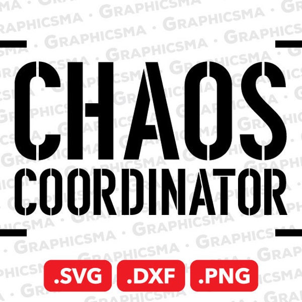 Chaos Coordinator SVG File, Chaos Coordinator DXF, Chaos Coordinator Png, Chaos Coordinator, Chaos Coordinator SVG Files, Instant Download