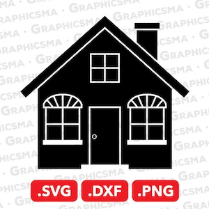 Haus SVG-Datei, Haus DXF, Haus Png, Haus Svg, Haus Karte Svg, kleine niedliche Landhaus, Liebe Haus Svg, Haus SVG-Dateien, sofortiger Download