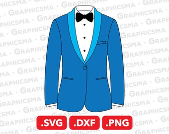 Tuxedo SVG File, Tuxedo DXF, Tuxedo Png, Tuxedo Suit Svg, Tuxedo Suits Svg, Tuxedo Silhouette Icon Symbol, Tuxedo SVG Files Instant Download