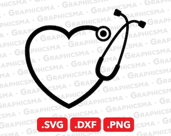 Stethoscope SVG File, Stethoscope Monogram DXF, Stethoscope Monogram Love Svg Doctor Stethoscope Svg, Stethoscope SVG Files Instant Download