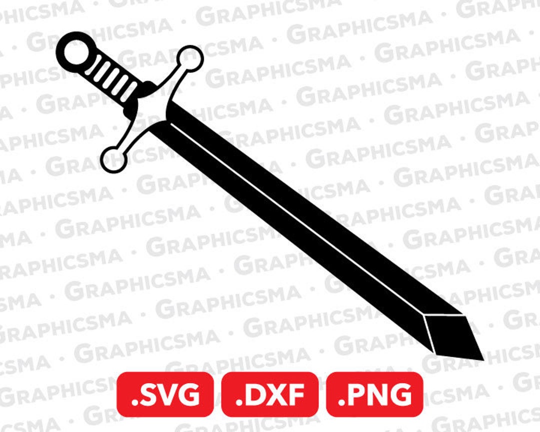 2 Swords Free DXF File  Dxf, Decorative signs, Dxf files