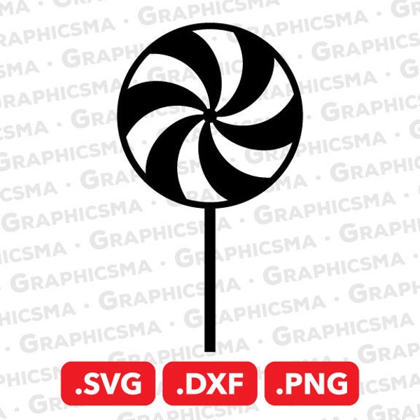 Lollipop  SVG File, Lollipop DXF, Lollipop Png, Lollipop Svg, Lollipop Lolli Pop Lolly Pop Lollypop Svg, Lollipop SVG Files Instant Download