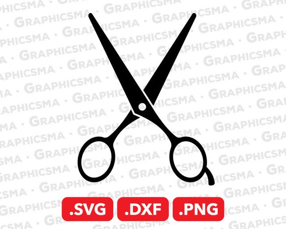 Scissors Svg Barber Scissors Svg Digital Download for Cricut and Silhouette  Includes Svg, Dxf, Eps, Pdf, Png File Formats 
