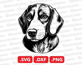 Dog SVG File, Cute Dog Svg Files, Dog PNG Cut File, Dog Face Sketch Cricut Silhouette Cutting Dog Svg File, Dog SVG File, Instant Download