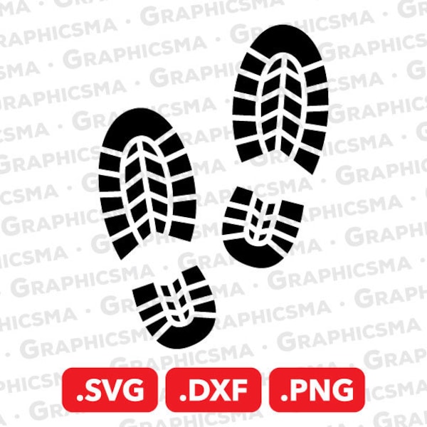 Shoe Print SVG File, Shoe Print DXF, Stomp Shoe Print Png, Shoe Prints Svg, Stomping Shoe Print Svg, Shoe Print SVG Files, Instant Download