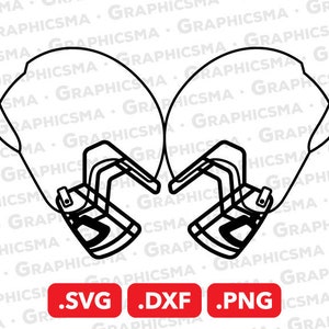 American Football Helmet SVG File, Football Helmet DXF, American Football Helmet, Two Helmets Png Football Helmet SVG Files Instant Download