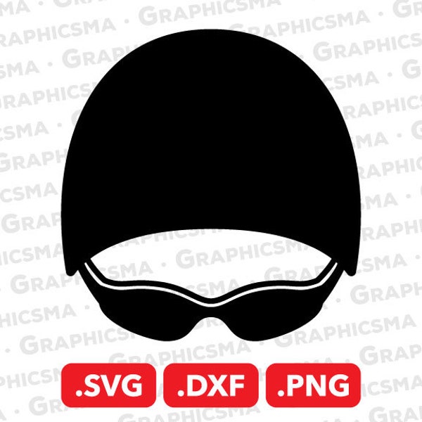 Swimming SVG File, Swimming DXF, Swimming Png, Swimming Goggles Svg, Swimming Cap Svg, Swimming Goggles, Swimming SVG Files Instant Download