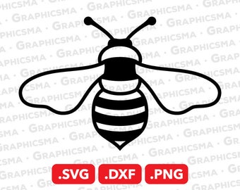 Bee SVG File, Bee DXF, Bee Png, Bee Svg, Honey Bee Svg, Bee Honey Hive Bee Svg, Bee Png File, Bee Dxf File, Bee SVG Files, Instant Download