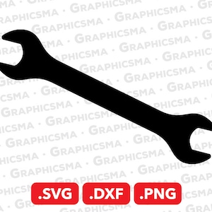 Wrench SVG File, Wrench DXF, Wrench Png, Workshop Svg, Tools Svg, Mechanic Svg, Cricut Svg Silhouette Svg, Wrench SVG Files Instant Download