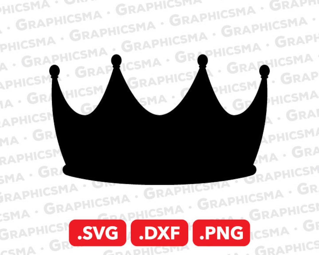 King Crown SVG File King Crown DXF Prince Crown Svg Png - Etsy