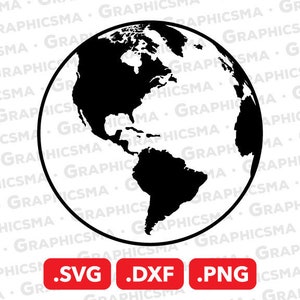 Erde SVG-Datei, Erde DXF, Globus Png, Weltkarte Svg, Erde Svg, Weltkugel Svg, Svg Erde Karte Svg Clipart, Erde SVG Dateien Instant Download