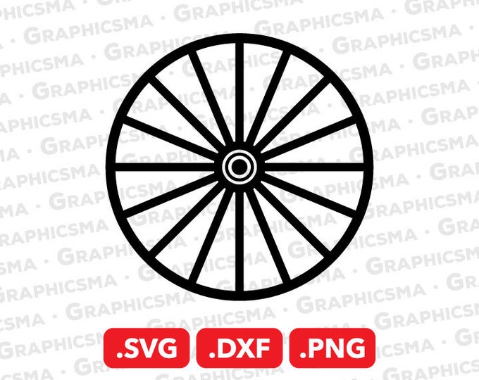 Wagon Wheel Svg, Wooden Wheel Svg, Wagon Wheel Png. Vector Cut File ...