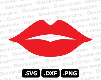 Woman Lips SVG File, Girl  Lips DXF,  Lips Png, Red  Lips Svg, Women Lip Svg, Kiss Svg, Kissing Svg, Woman Lips SVG Files, Instant Download