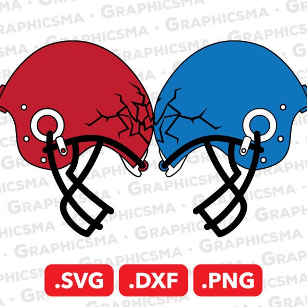 Football Helmet SVG File, Football Helmet DXF, American Football Helmet Smashing Png, American Football Helmet SVG Files, Instant Download