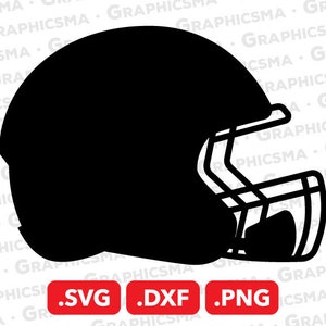 Archivo SVG del casco de fútbol americano, casco de fútbol DXF, casco de fútbol americano, fútbol png, archivos SVG del casco de fútbol, descarga instantánea
