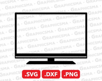 Television SVG File, Television DXF, Television Png, Smart Tv Svg, Vintage Tv Lcd Led Smart Tv Svg, Television SVG Files, Instant Download