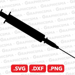 Syringe SVG File, Syringe DXF, Syringe Png, Medical Syringe Svg, Nursing Syringe Svg, Nursing Syringe, Syringe SVG Files, Instant Download