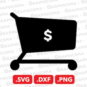 ショッピング カート SVG、ショッピング カート SVG ファイル、ショッピング カート DXF、ショップ トロリー SVG、ショッピング カート PNG、ショッピング カート SVG ファイル、即時ダウンロード