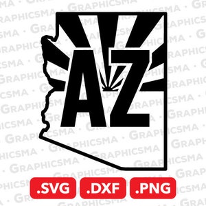 Arizona Az Flagge Karte SVG Datei, Arizona Flagge Karte DXF Arizona Flagge Karte Png Arizona Sterne Karte SVG, Az Arizona Flagge Karte SVG Dateien Sofort Download
