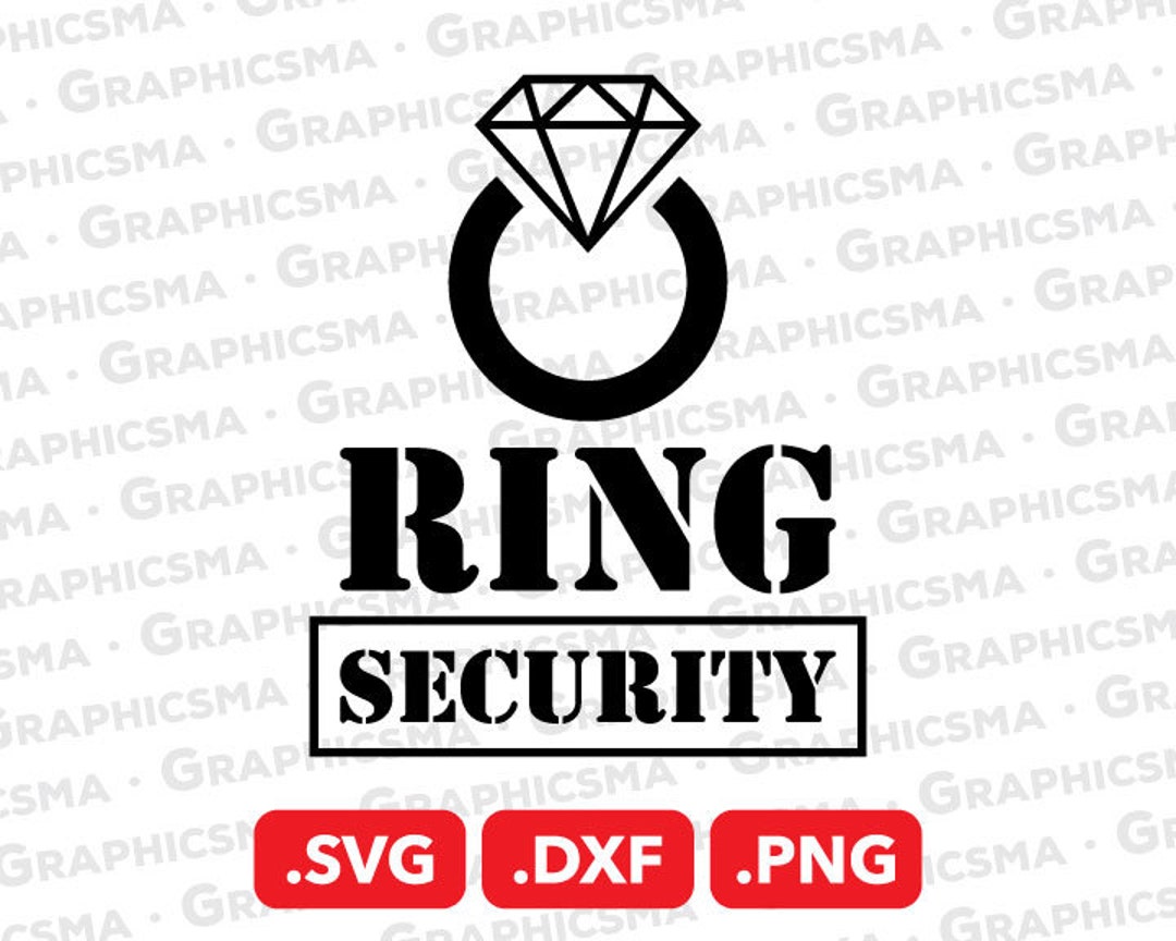 Ring Security SVG File, Ring Security DXF, Ring Security Png, Diamond