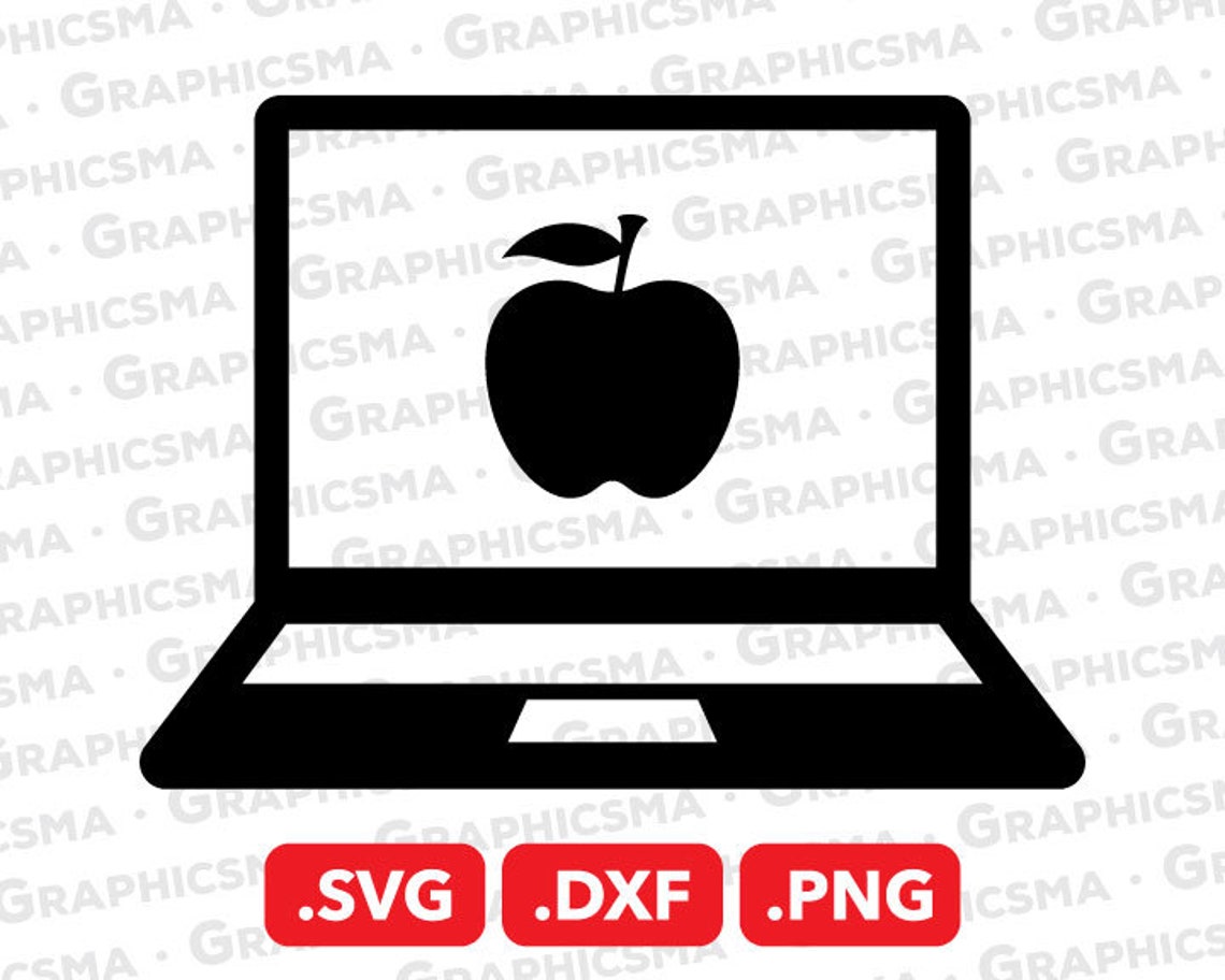 Virtual Learning SVG File, Learning Notebook DXF, Apple Png, Learning ...