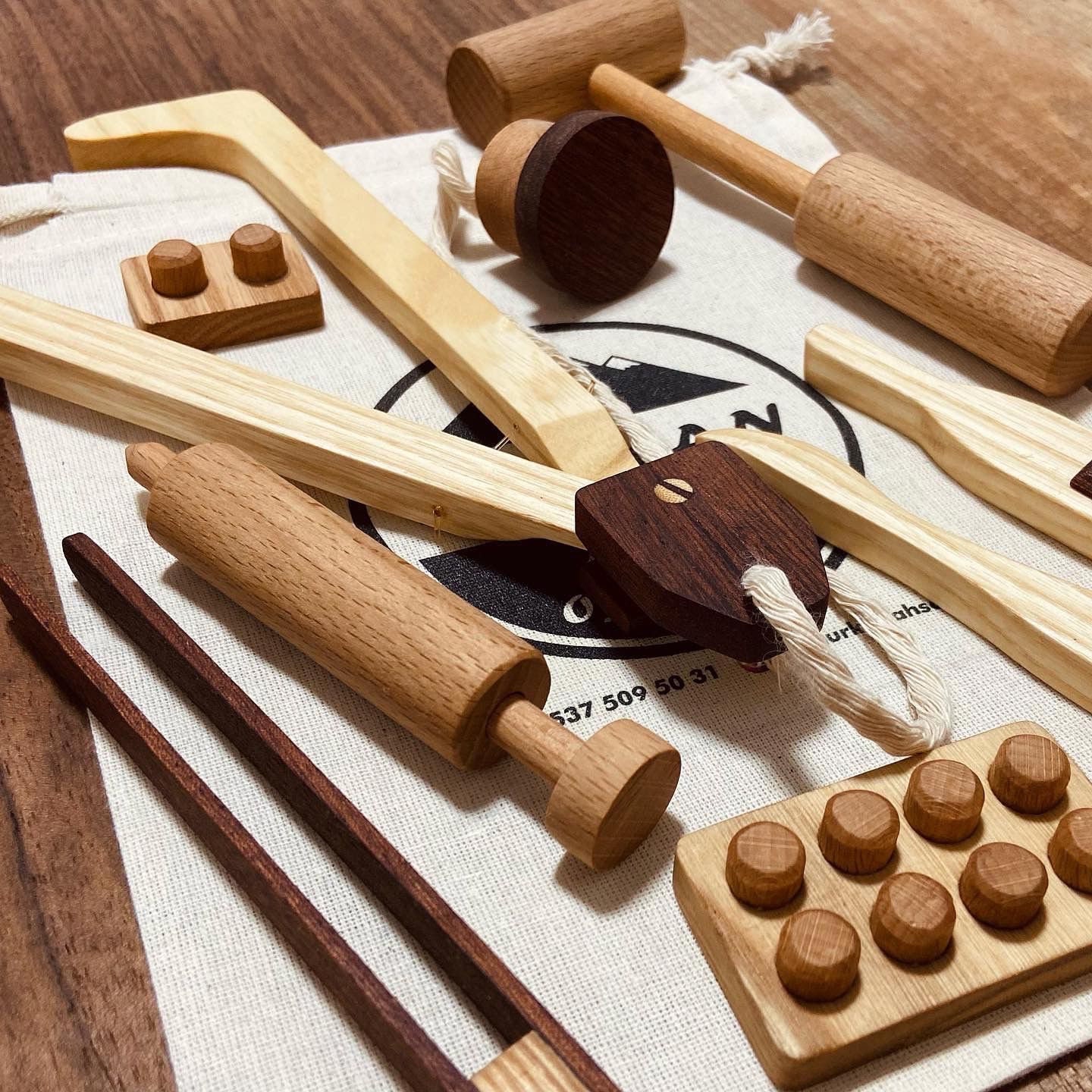 Wooden Doctor Tool Kit, Nurse Doctor Play Kit, Wooden Toy For Kids, Montessori Nursery Doctor Set