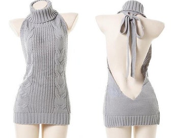 white strap virgin killer sweater