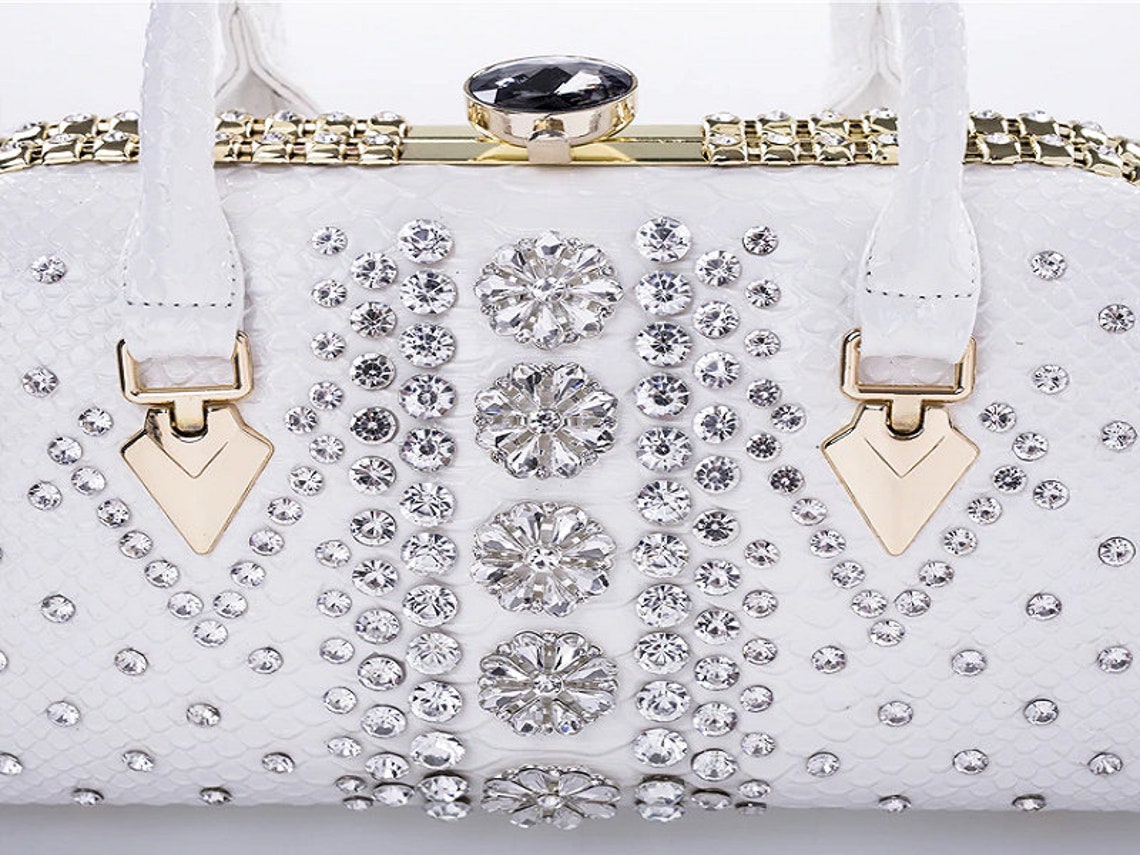 Crystal rhinestone bling Handbag Etsy