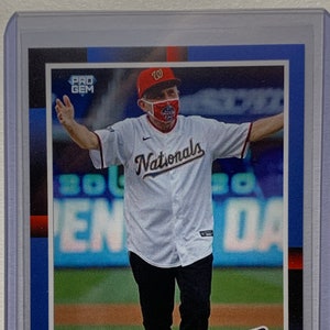 Dr. Anthony Fauci Pro Gem Custom Baseball Card "Rated Rookie" design