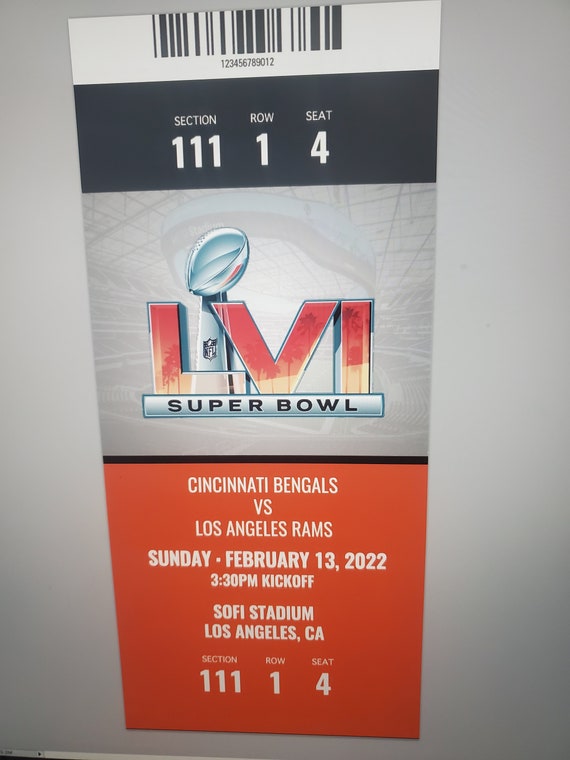 Super Bowl tickets stubs - Super Bowl L ticket stub. #NFL #SuperBowl  #Championship #SuperBowlTickets