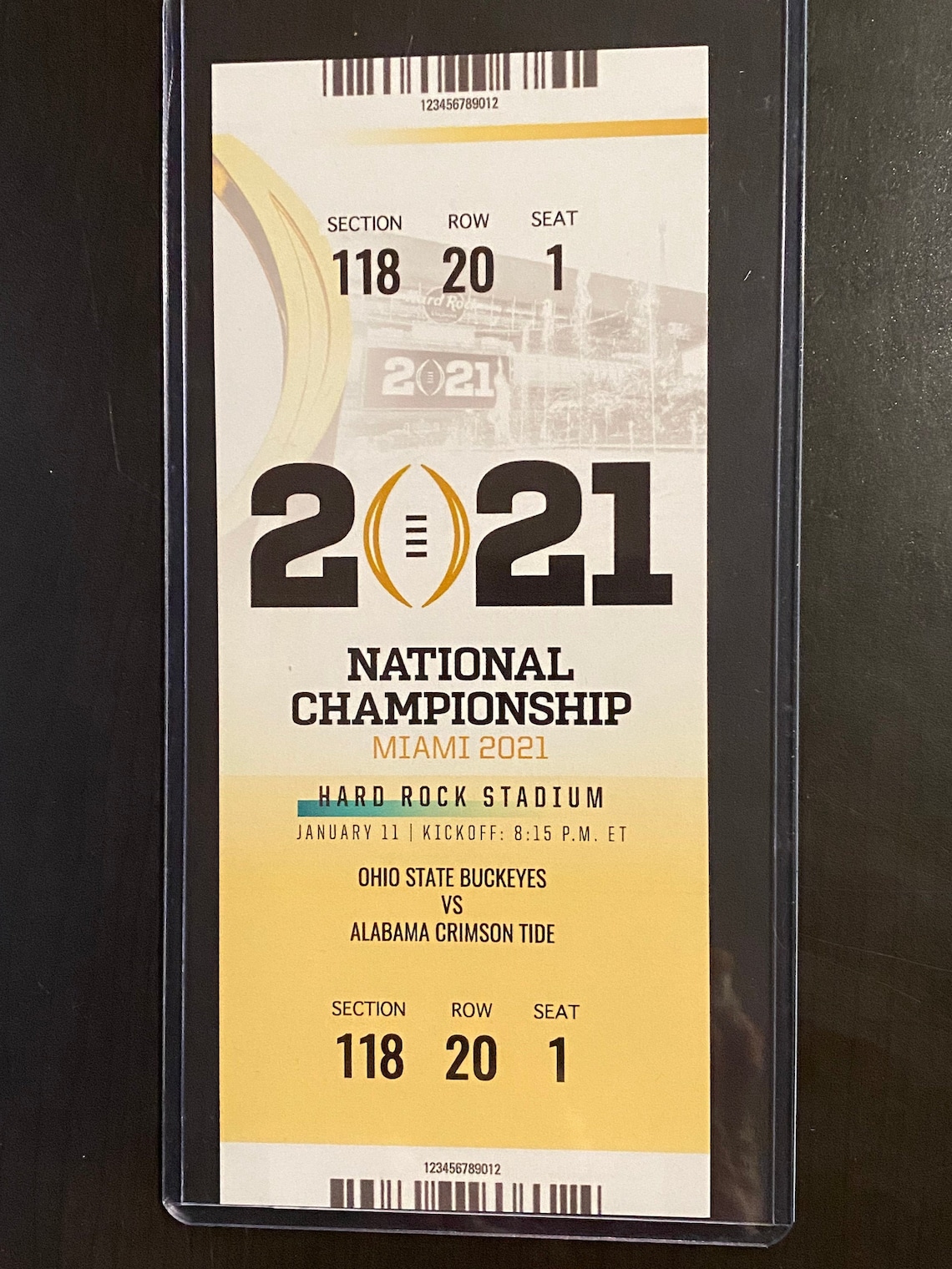 2021 College Football National Championship Commemorative Etsy