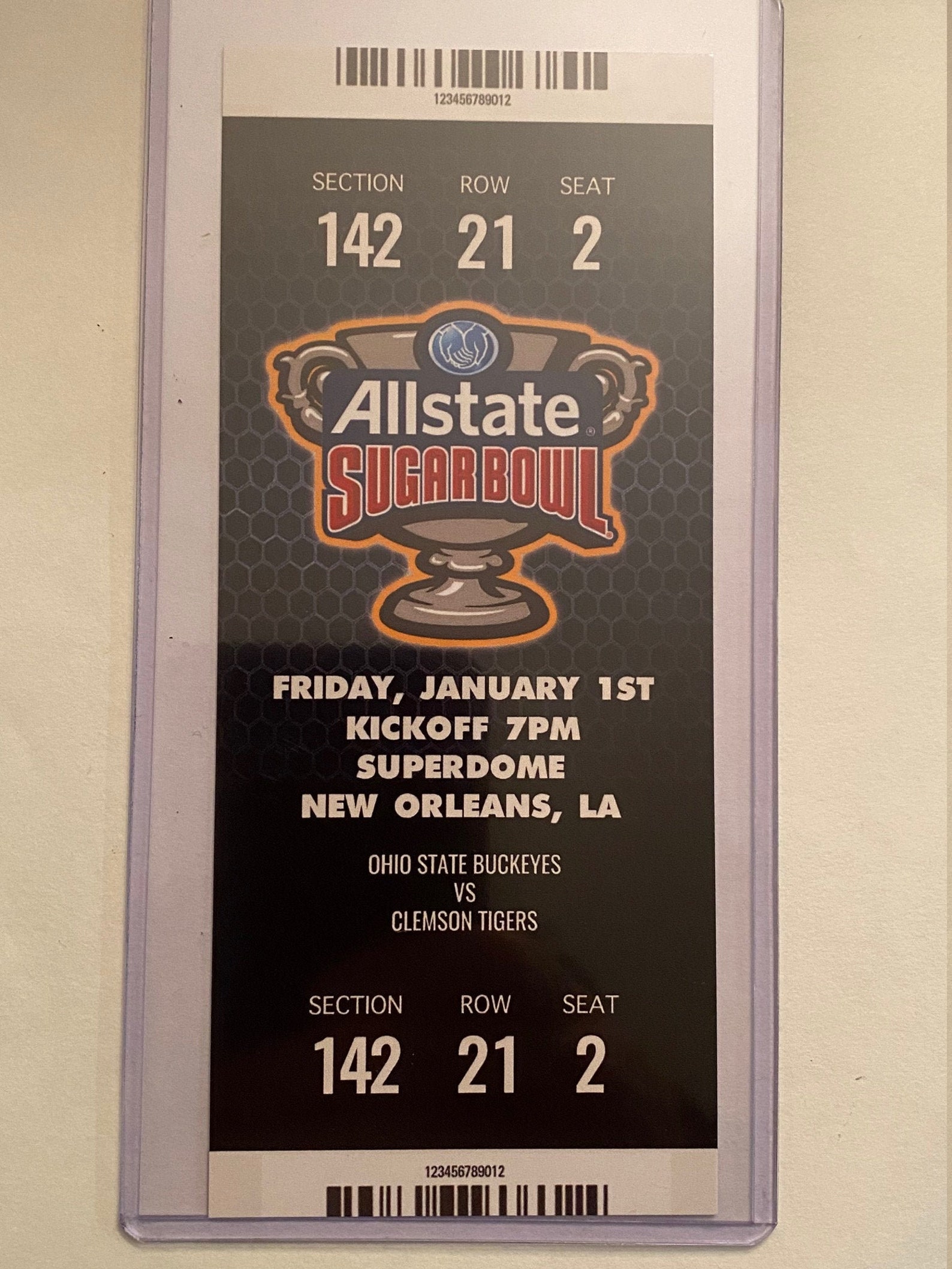 2021 College Football Semifinal Sugar Bowl Commemorative Etsy