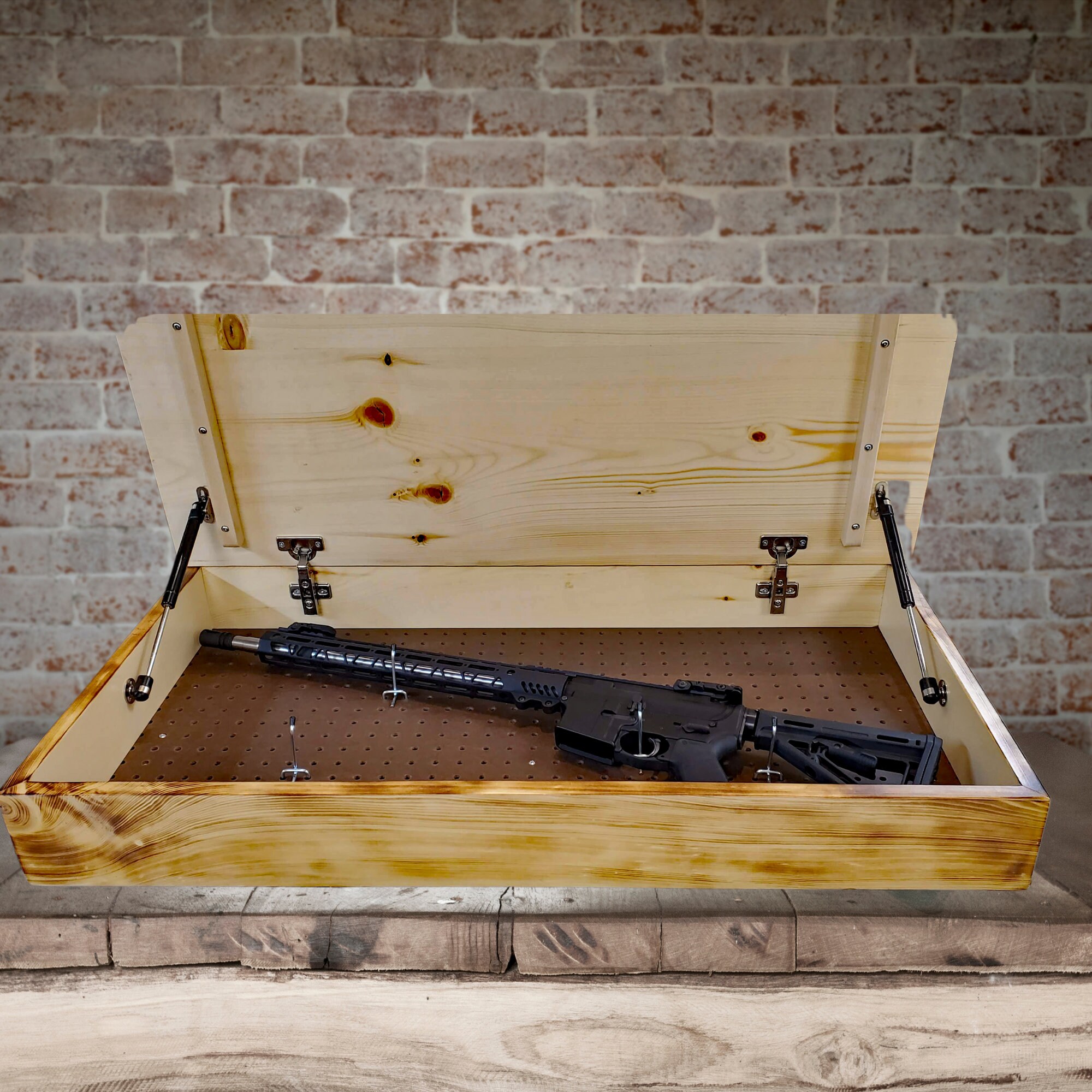 American Flag Personalized Hidden Gun Storage Wall Safe Gun Etsy