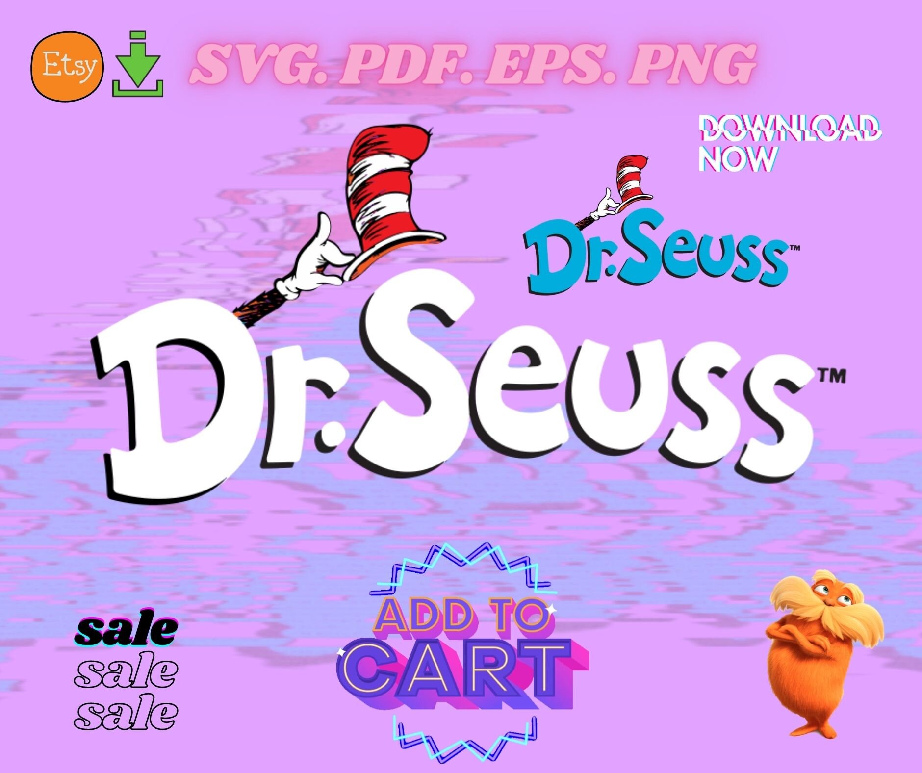 Dr Seuss Prints Dr Seuss Eps Dr Seuss PNG Dr. Seuss PDF Dr Seuss Cut ...