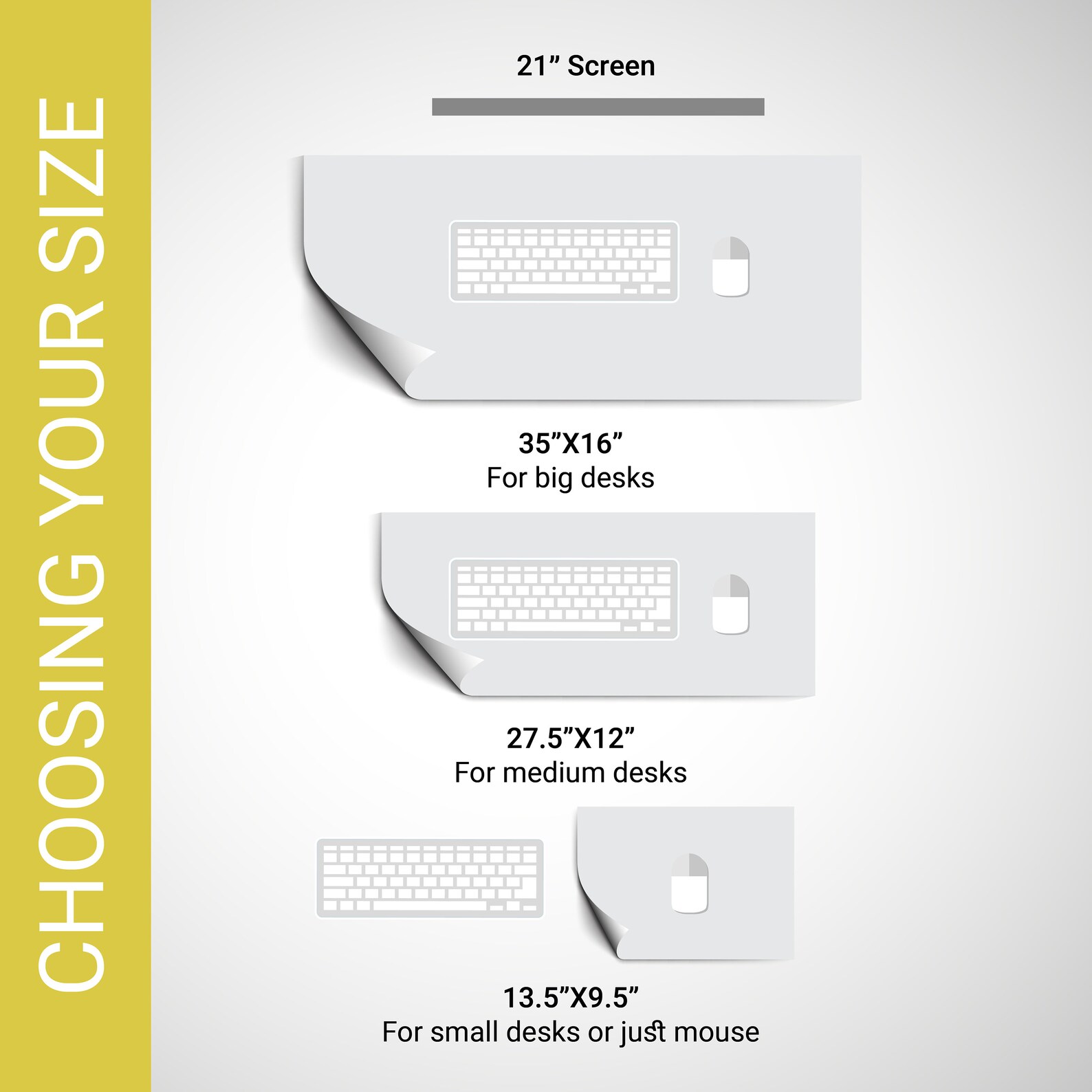 Mouse pad desk Mousepad mat Modern Mouse pad Apple computer Etsy