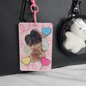 Kpop Valentines Candy Heart Acrylic Photocard Holder